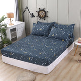 Hot Sale Single Fitted Sheet Mattress Cover With All-around Elastic Rubber Band Bed Cover Polyester Bed Sheet（No Pillow cases）