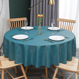 Round Tablecloth PVC Waterproof Antifouling Cover Outdoor Dining Table Cloth