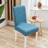 4 pcs / 6 pcs Chair Cover Polyester Fiber Elastic Stool Cover Hotel Restaurant Chair Antifouling Cover