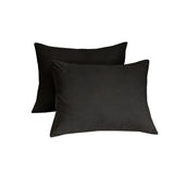 1pc Black Color Fitted Sheet Single/Queen/King Size drap de lit Bed Sheet Sets Solid Double Bed Sheets (no Pillowcase)