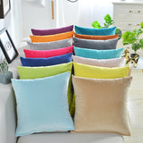 Solid Velvet Pillow Cushion Cover Home New Year Decorative 40*40/45*45/50*50/55*55/60*60cm