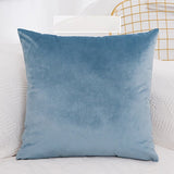 Solid Velvet Pillow Cushion Cover Home New Year Decorative 40*40/45*45/50*50/55*55/60*60cm