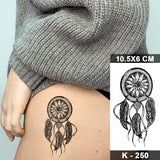 Dark Snake Waterproof Temporary Tattoo Stickers Scorpion Prajna Old School Flash Tattoos Hand Arm Women Body Art Fake Tatoo Men