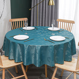 Round Tablecloth PVC Waterproof Antifouling Cover Outdoor Dining Table Cloth