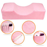 Professional Lash Pillow Neck Support Eyelash Pillow Soft Grafting Eyelashes Memory Foam Eyelash Extension Pillow Makeup Salon