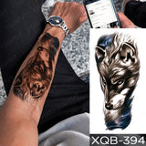 Waterproof Temporary Tattoo Sticker Old School Moth Butterfly Tatto Compass Flowers Wing Clock Body Art Arm Fake Sleeve Tatoo