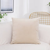 Solid Velvet Pillow Cushion Cover Home New Year Decorative 40*40/45*45/50*50/55*55/60*60cm