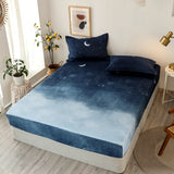Hot Sale Single Fitted Sheet Mattress Cover With All-around Elastic Rubber Band Bed Cover Polyester Bed Sheet（No Pillow cases）