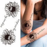 Big Rose Waterproof Temporary Tattoo Flower Butterfly Bird Hipster Fashion Woman Fake Body Arm Sticker Man Tatoo Art Leg Totem