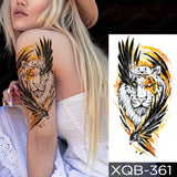 Waterproof Temporary Tattoo Sticker Old School Moth Butterfly Tatto Compass Flowers Wing Clock Body Art Arm Fake Sleeve Tatoo