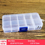 Multi Grids Plastic Detachable Storage Boxes Bins for Tools&Jewelry&Fishing Gear&Screw Desk Organizer cajas de madera