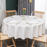 Round Tablecloth PVC Waterproof Antifouling Cover Outdoor Dining Table Cloth