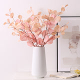 1 PC Artificial Eucalyptus Forest Apple Leaf Wedding Home Decoration Fake Plant Autumn Eucalyptus Branch Plastic Plant Decor