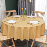 Round Tablecloth PVC Waterproof Antifouling Cover Outdoor Dining Table Cloth