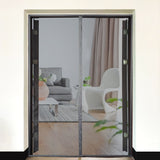 Magnetic Screen Door Curtain Anti-Mosquito Net Fly Insect Screen Mesh Automatic Closing Custom Size Easy Installation