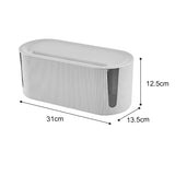 Morandi color wire Cable Storage Case Organizer Box Socket Plug Wireless WiFi Router Board Bracket for Household Bedroom