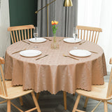 Round Tablecloth PVC Waterproof Antifouling Cover Outdoor Dining Table Cloth