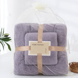 Microfiber Towel Set Coral Fleece Absorbent Hair Swimming Face Hand Bath Towel Sets Microfibre Bathroom Towels Sets