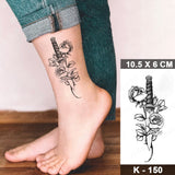 Dark Snake Waterproof Temporary Tattoo Stickers Scorpion Prajna Old School Flash Tattoos Hand Arm Women Body Art Fake Tatoo Men