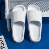 Women Thick Platform Cloud Slippers Summer Beach Soft Sole Slide Sandals Men Ladies Indoor Bathroom Anti-slip Home Slippers