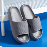 Women Thick Platform Cloud Slippers Summer Beach Soft Sole Slide Sandals Men Ladies Indoor Bathroom Anti-slip Home Slippers