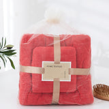 Microfiber Towel Set Coral Fleece Absorbent Hair Swimming Face Hand Bath Towel Sets Microfibre Bathroom Towels Sets