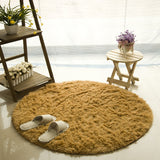 Fluffy Round Rug Carpets for Living Room Kilim Faux Fur Carpet Kids Room  Long Plush rugs for bedroom Shaggy Area Rug White