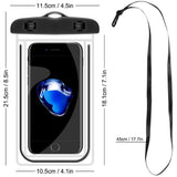 Outdoor Luminous Waterproof Pouch Swimming Beach Dry Bag Case Cover Holder for iphone Samsung Xiaomi Huawei Case Bag 3.5-6.5"
