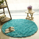 Fluffy Round Rug Carpets for Living Room Kilim Faux Fur Carpet Kids Room  Long Plush rugs for bedroom Shaggy Area Rug White