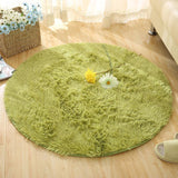 Fluffy Round Rug Carpets for Living Room Kilim Faux Fur Carpet Kids Room  Long Plush rugs for bedroom Shaggy Area Rug White