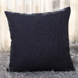 Solid Linen Sofa Waist Cushion Cover 40*40/45*45/50*30/50*50/55*55/40*60cm Throw Pillowcase Office Home Decor Pillow Case