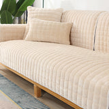 Sofa Cushion Cover Thick Plush Cushions Living Room Sofa Protective Cover Universal Sofa Towel Cushion Cover 1/2/3/4 Seat