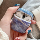 For AirPods Pro 2 Cases Luxury Marble Hard PC Glossy Earphone Case Bluetooth Wireless Charging Box Cover for AirPod 1 3 Air Pods