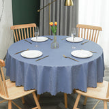 Round Tablecloth PVC Waterproof Antifouling Cover Outdoor Dining Table Cloth