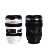 Stainless Steel Camera EF24-105mm Coffee Lens Mug White Black Coffee Mugs Creative Gift Coffee Cups