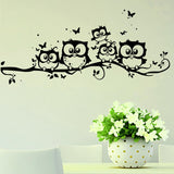 Wall Sticker Of Tree And Animals Owl Butterfly For Home Decor Living-room Bedroom Kids Rooms PVC Paredes 20