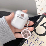 Cute Fresh Flower Transparent Case for Apple Airpods 1 2 Case with KeyChain for AirPods Pro Bluetooth Earphone Protective Case