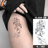 Dark Snake Waterproof Temporary Tattoo Stickers Scorpion Prajna Old School Flash Tattoos Hand Arm Women Body Art Fake Tatoo Men