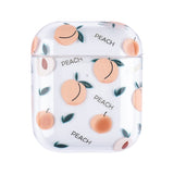 Cute Clear Earphone Case For Airpods pro 1 2 3 case Fruit Pattern Transparent Hard PC Cover For AirPods 3 2 pro Air Pods Covers