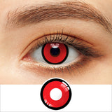 2pcs Halloween Colorful Contact Lenses Anime Cosplay Eye Lenses multicolored lenses Lenses White Black Red Lenses