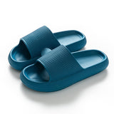 Women Thick Platform Cloud Slippers Summer Beach Soft Sole Slide Sandals Men Ladies Indoor Bathroom Anti-slip Home Slippers
