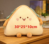 Simulation Food Sandwich Cake Plush Toy Cute Bread Stuffed Doll Soft Nap Sleep Pillow Sofa Bed Cushion Creative Birthday Gift