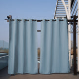 Waterproof Outdoor Curtain Blackout Patio Drape for for Sliding Door / Foyer / Arbor / Lanai Custom Beige, 1 Panel