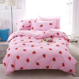 Cotton Pastoral Flower Cartoon Style Fashion Bedding Bed Cover Bed Sheet Duvet Cover Pillowcase 4pcs Bedding Sets/Queen