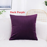 Solid Velvet Pillow Cushion Cover Home New Year Decorative 40*40/45*45/50*50/55*55/60*60cm