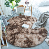 Thick Soft Round Fluffy Rugs Carpets For Living Room Plush Rug Bedroom Fur Long Pile Carpet Floor Mat Soft Shaggy Rugs Home Mat