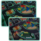 LED Play Carpets Kid Play Road Lighter Rugs Gift Car Area Rugs Floor Mat Anti-slip Floor Mat Home Decor Super Soft For Rugs