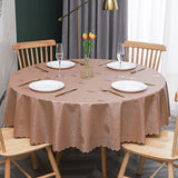 Round Tablecloth PVC Waterproof Antifouling Cover Outdoor Dining Table Cloth