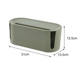 Morandi color wire Cable Storage Case Organizer Box Socket Plug Wireless WiFi Router Board Bracket for Household Bedroom