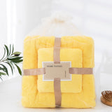 Microfiber Towel Set Coral Fleece Absorbent Hair Swimming Face Hand Bath Towel Sets Microfibre Bathroom Towels Sets